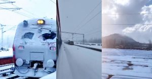 बर्फ से ढके जम्मू-कश्मीर का मंत्रमुग्ध कर देने वाला वीडियो भारतीय रेलवे ने किया शेयर