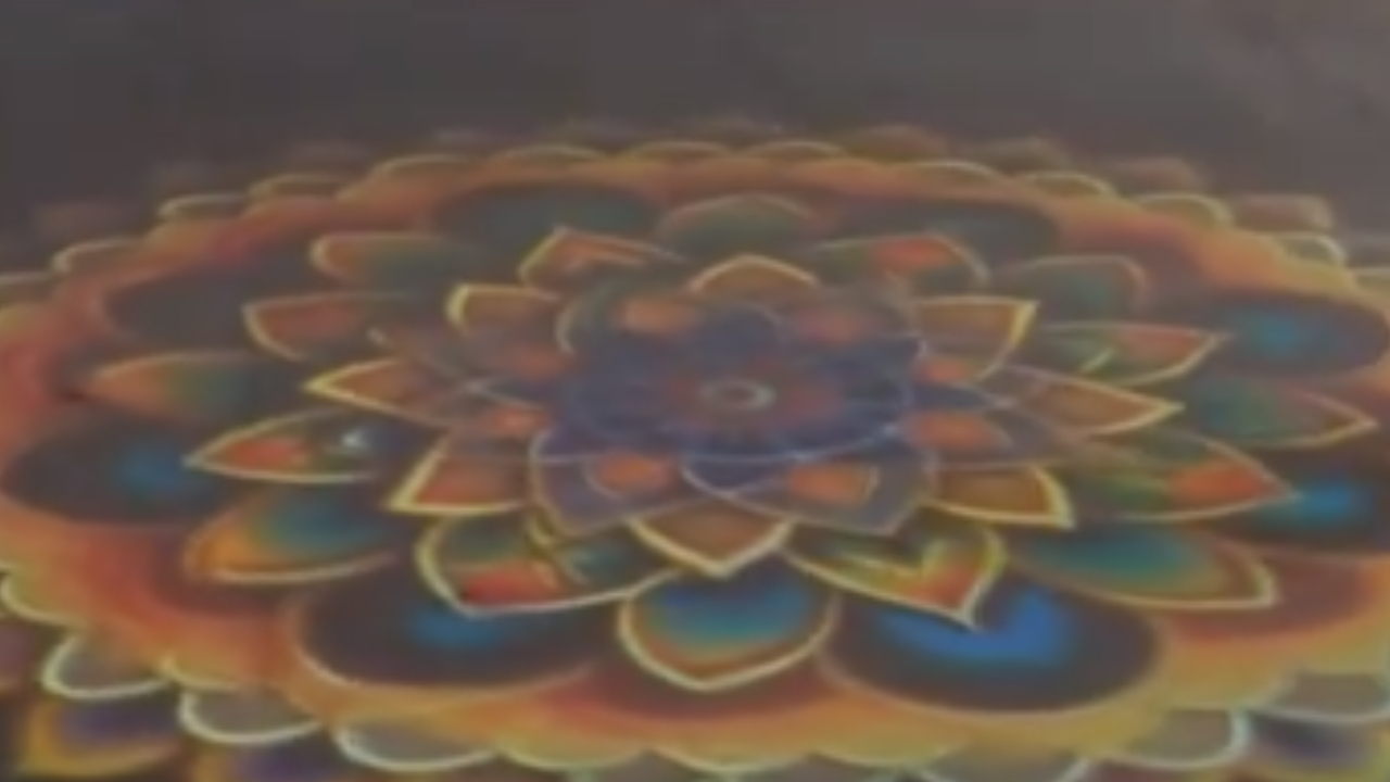 Ayodhya Digital Rangoli Video