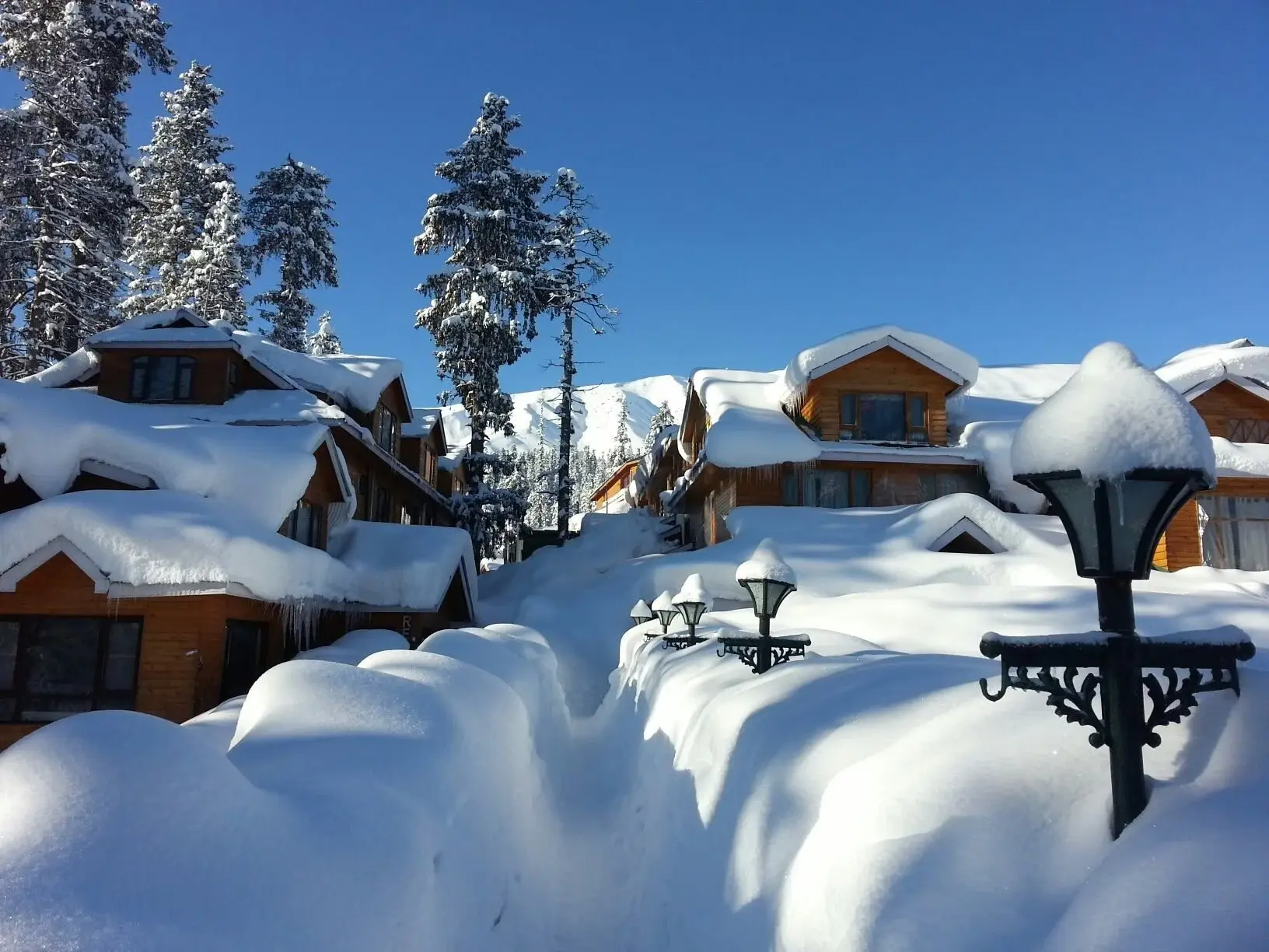 Indian Railways shared a mesmerizing video of snow covered Jammu and Kashmir