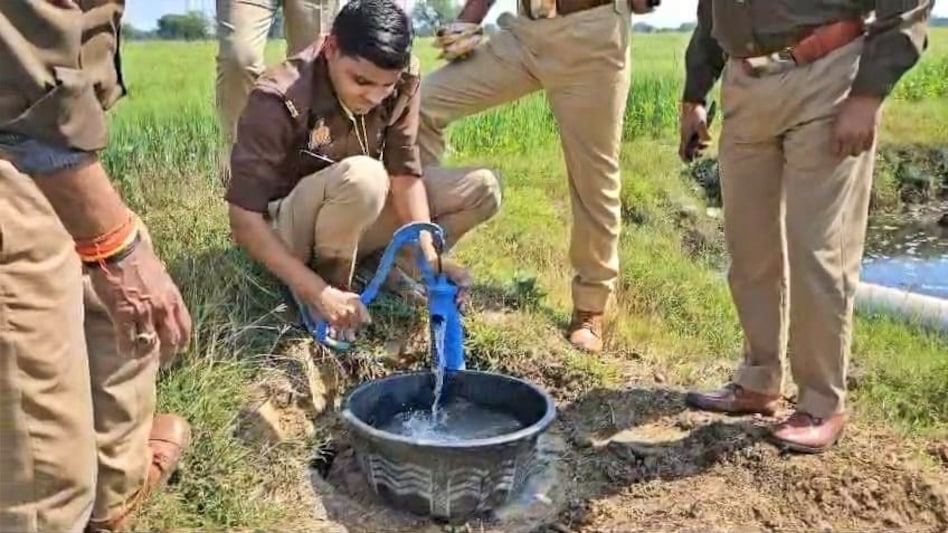 Police Find Hand Pumps In Jhansi Dispensing Alcohol 