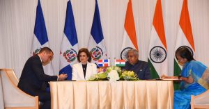 भारत – डोमिनिकन गणराज्य के बीच कई समझौते पर हस्ताक्षर