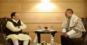 भूटान के प्रधानमंत्री दाशो शेरिंग टोबगे ने की जेपी नड्डा से मुलाकात