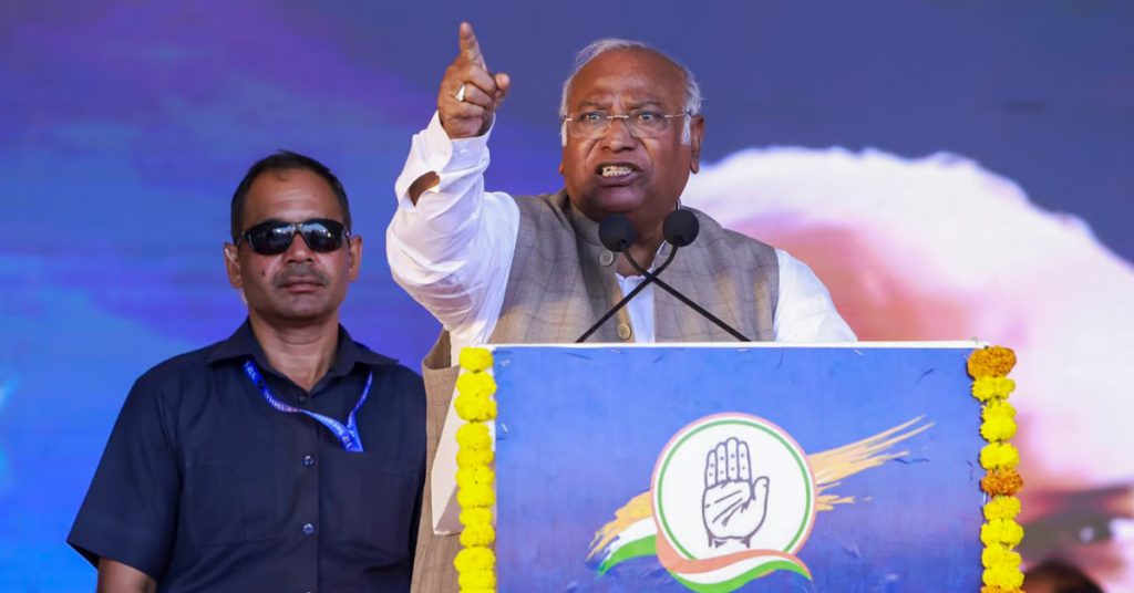 kharge on top