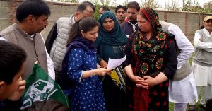 Mehbooba Mufti Daughter campaign