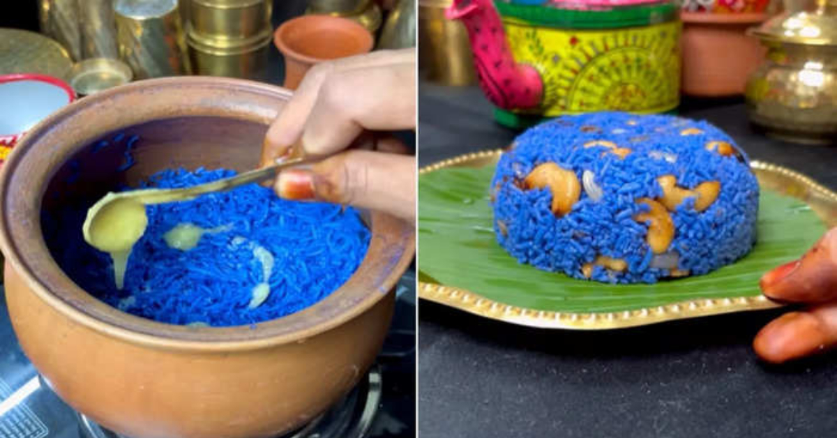 Viral Blue Rice Recipe