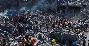 गाजा में मारे गए लगभग 34 हजार फिलिस्तीनी: मंत्रालय