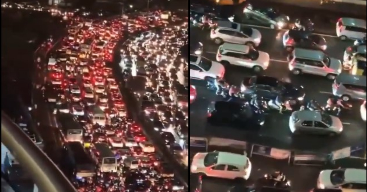 Traffic Jam in Hyderabad