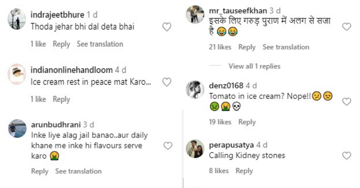 Viral Tomato Icecream