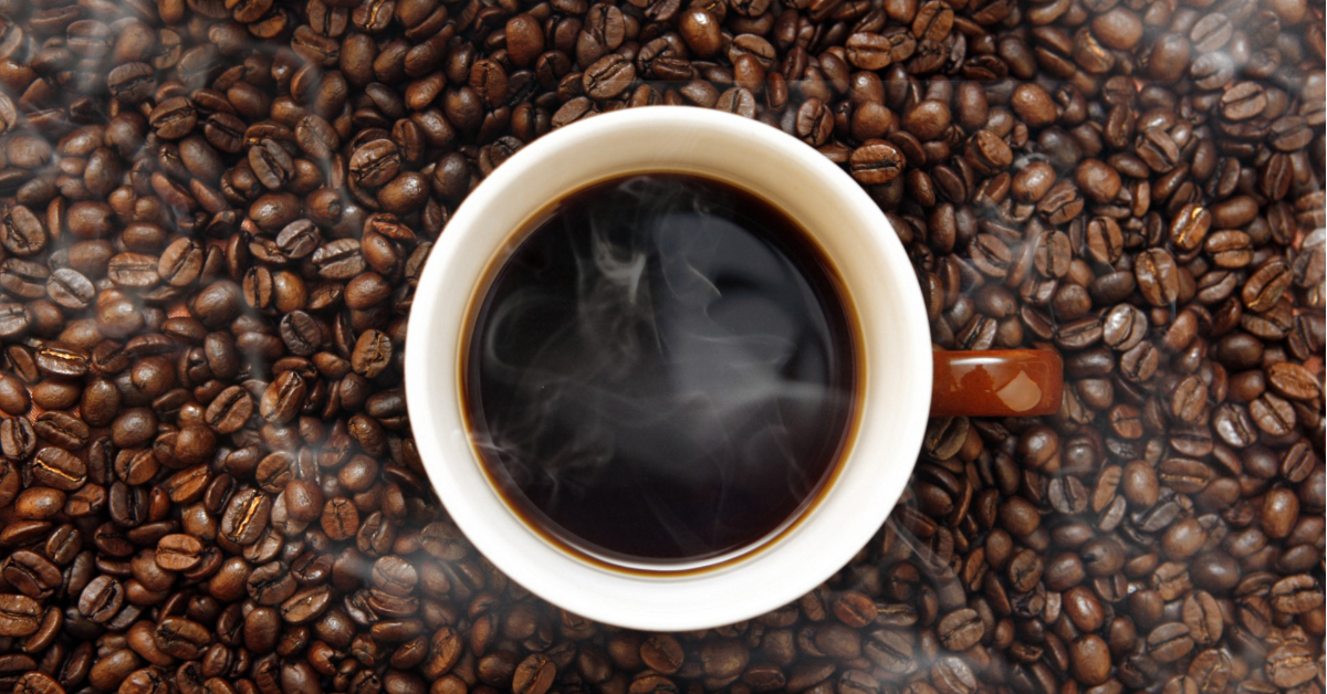 Black coffee with onion