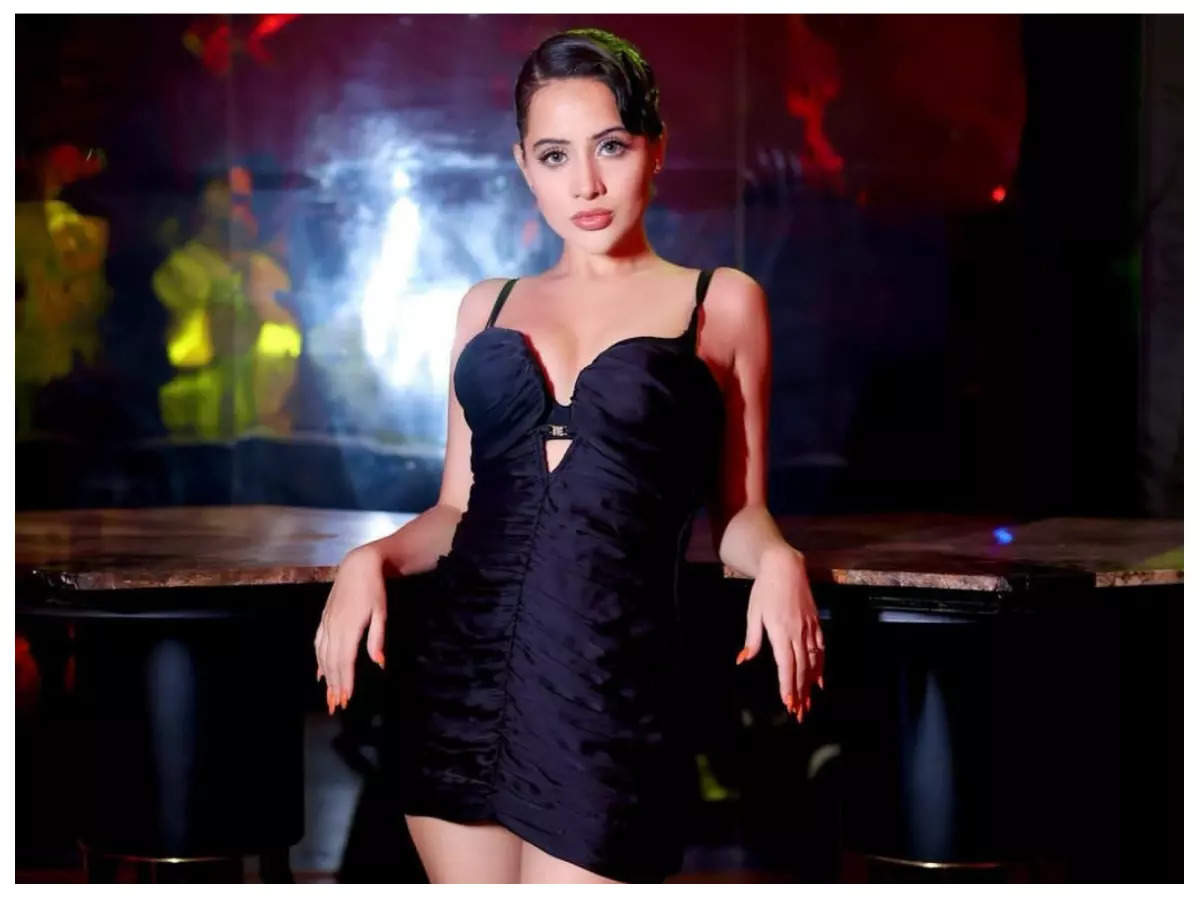 urfi javed brutally trolled for her green see through net outfit fans termed it a mosquito net