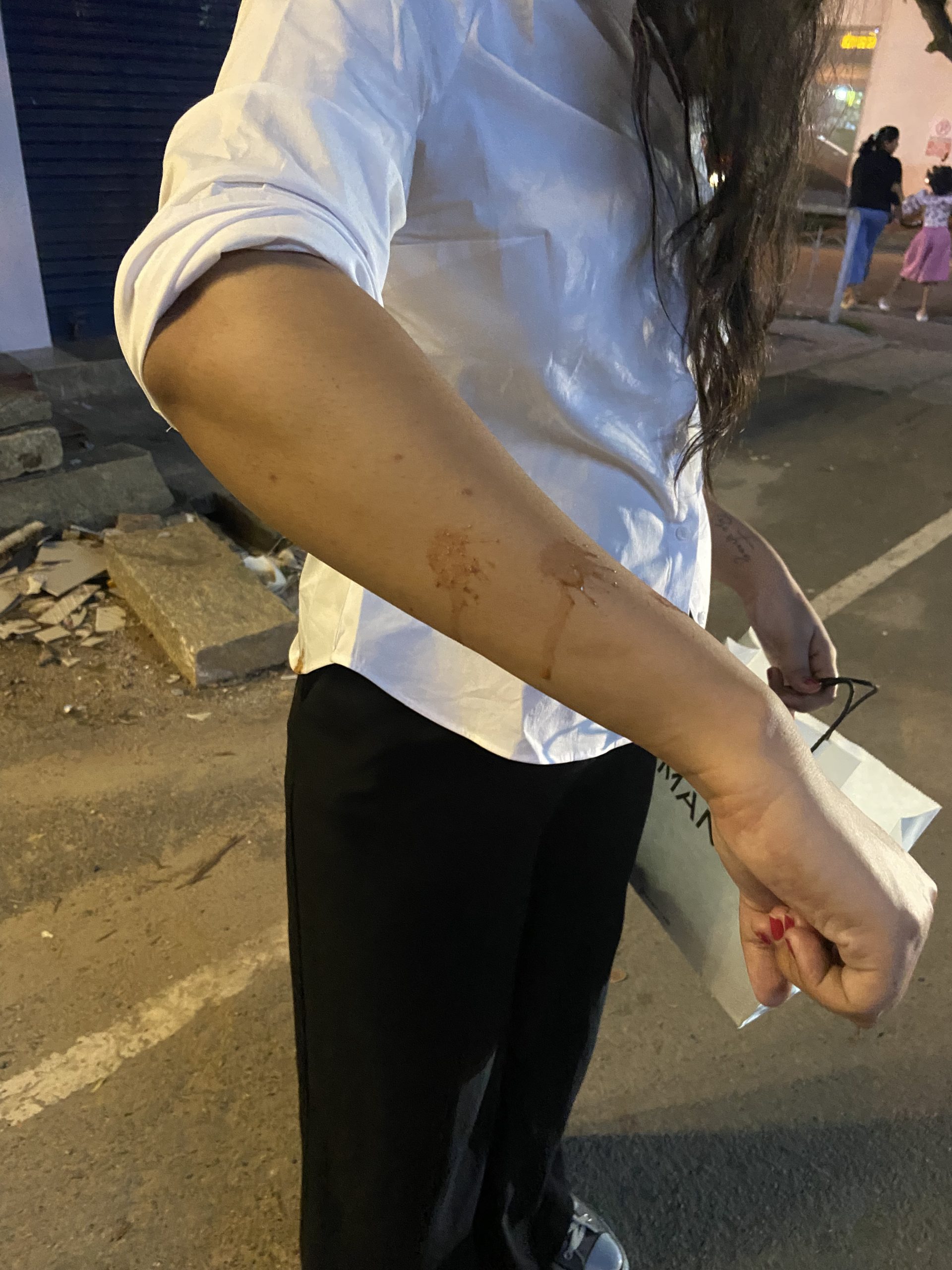 Auto Driver Spat On Woman