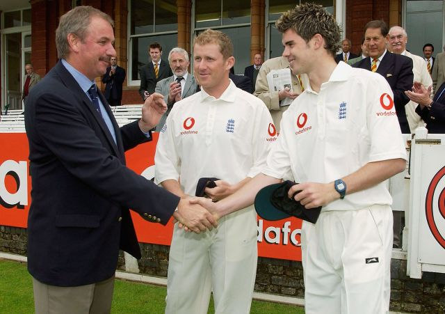 james anderson 3 test debut