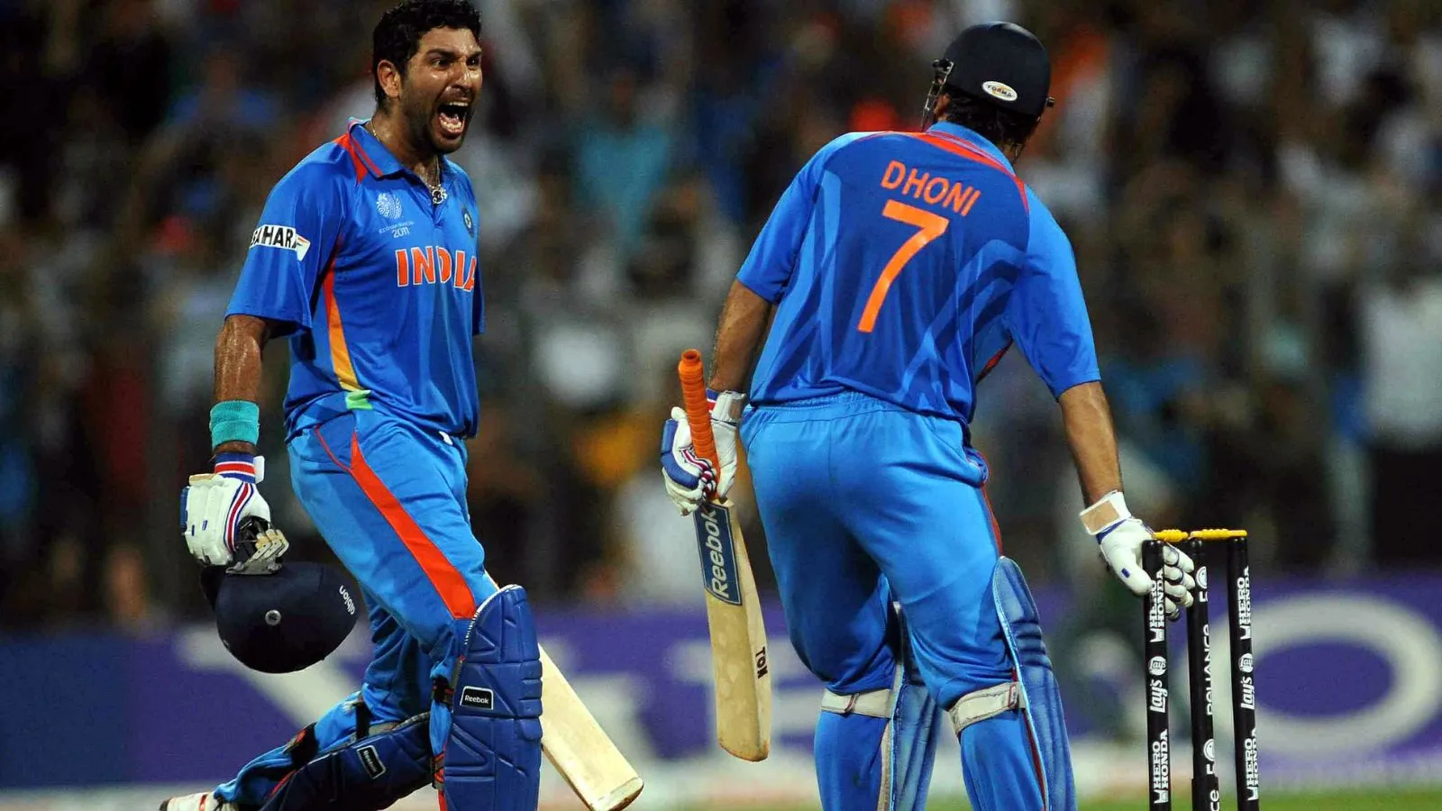 Yuvraj and Dhoni