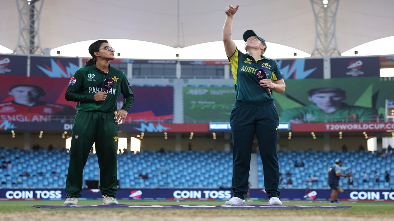 australia womens vs pakistan womens toss