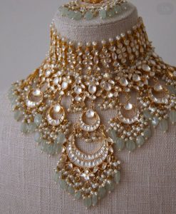 Choker Bridal Necklace Set
