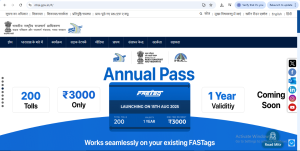 FASTag Annual Pass 