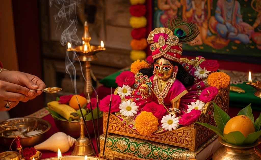 Krishna Janmashtami 2025 Vrat Vidhi