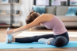 stretching