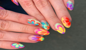 funky nail art