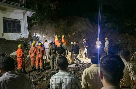 Himachal Pradesh Mandi Landslide