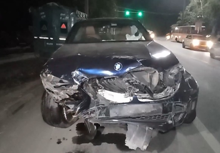 Delhi BMW Car Accident