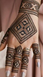 Arabic Mehnadi Designs