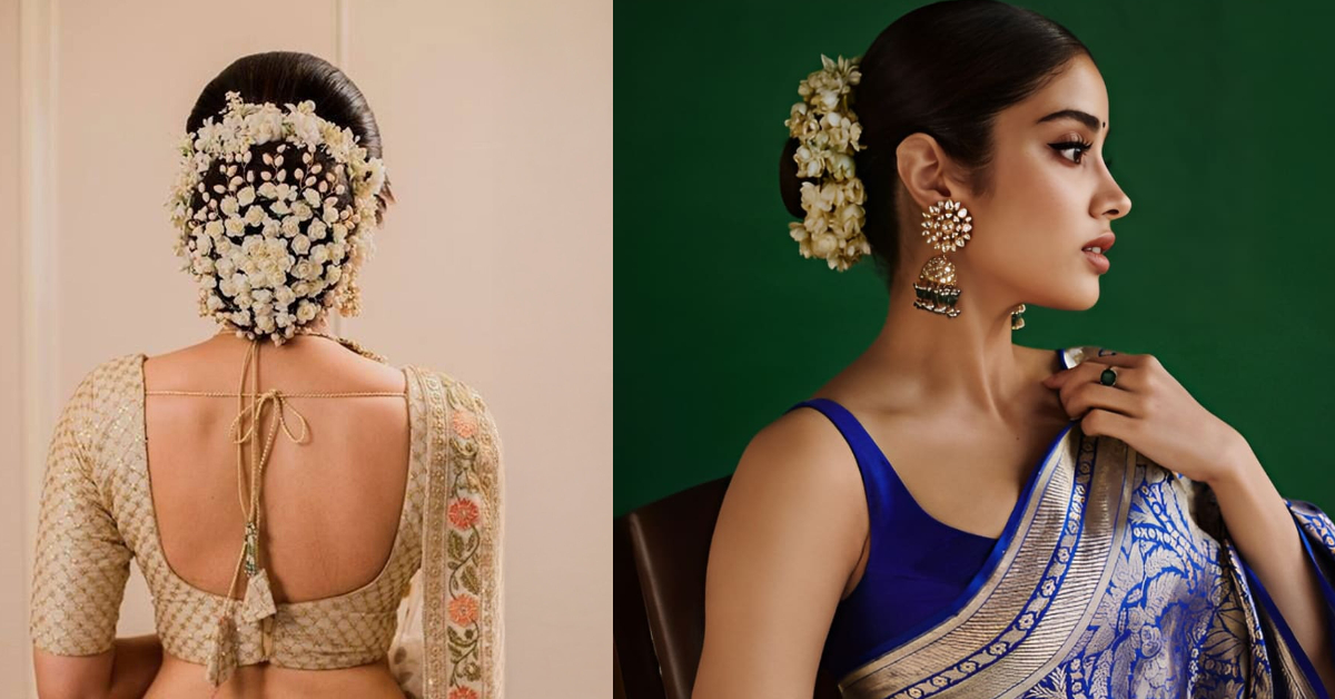 Karwa Chauth Gajra Hairstyle