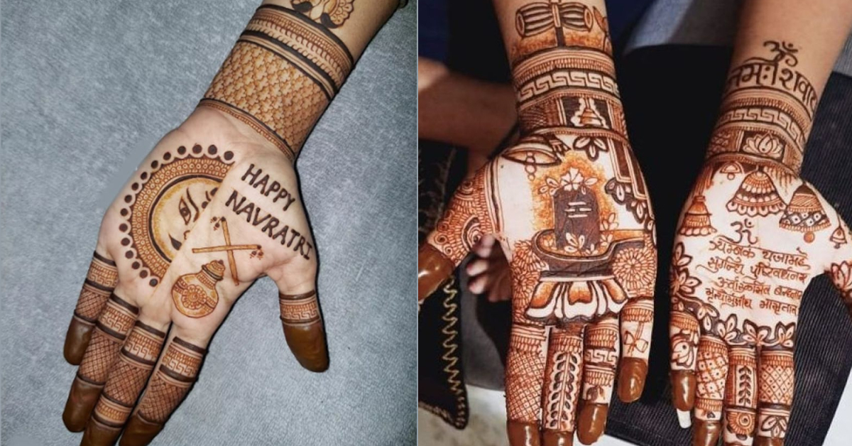 Navratri Trendy Mehndi Designs