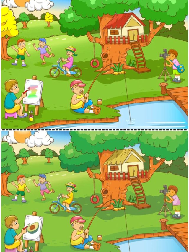 find the difference  तस्वीर में छिपी हैं 6 गलतियां  सिर्फ तेज दिमाग वाले ही ढूंढ पाएंगे