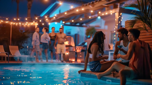 Stranger Pool Party
