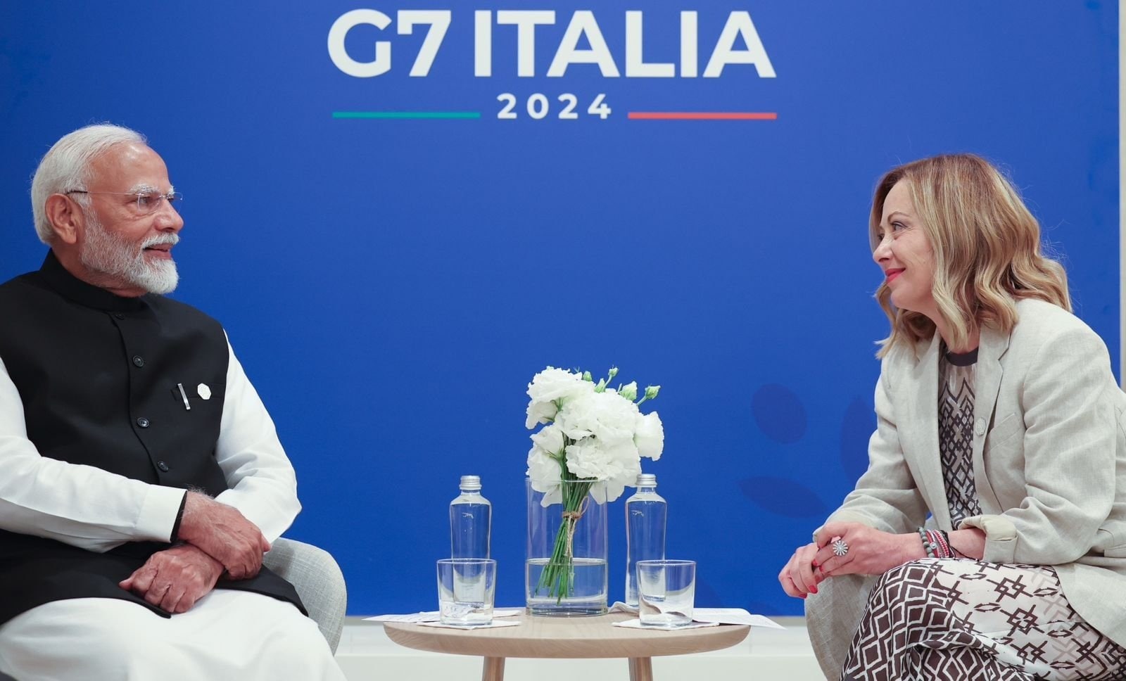 PM Modi Talks to Georgia Melony