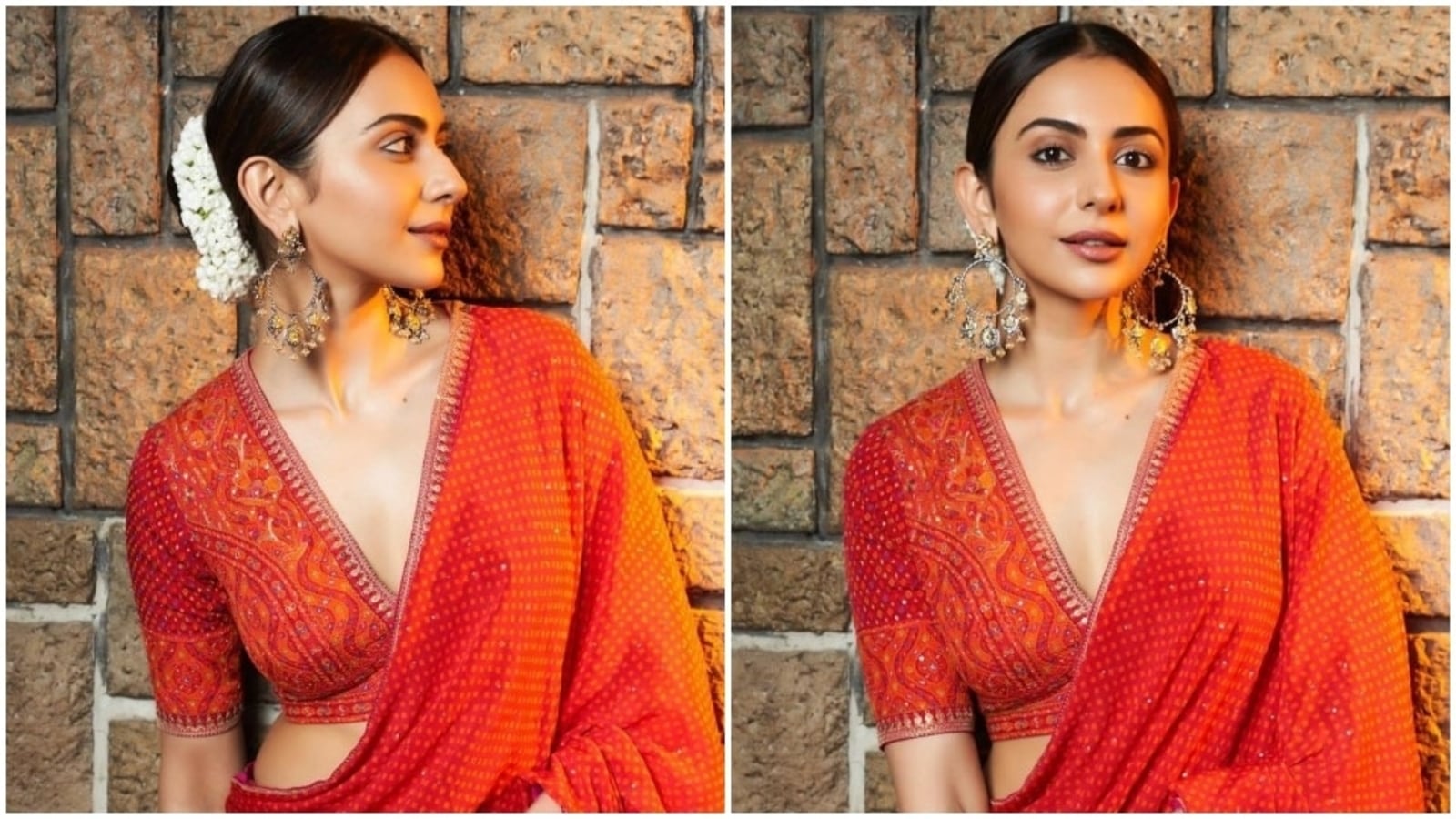 Trendy Bandhani Saree Design