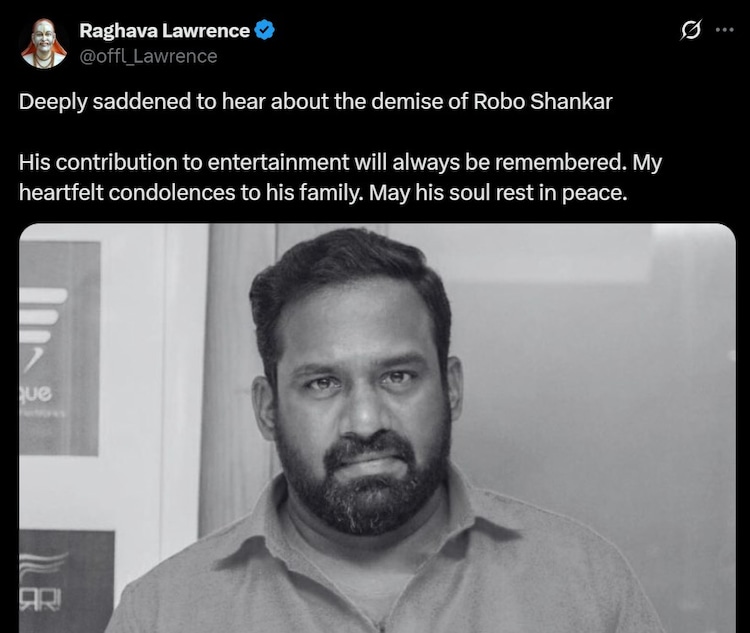 Robo Shankar Death