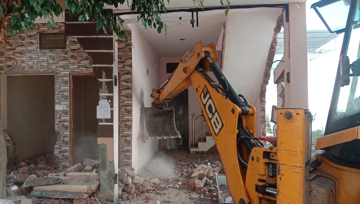 Ujjain Bulldozer Action