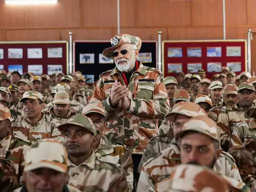 PM Modi Diwali Celebration