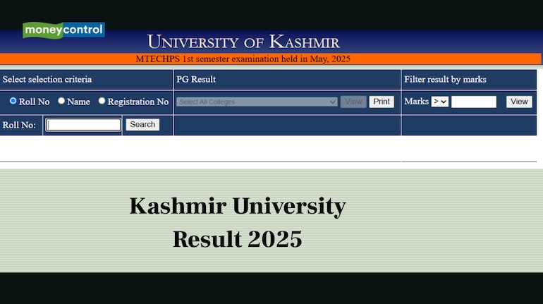 kashmir University Result 2025 Out