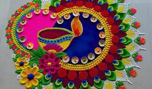 Quick Rangoli Designs for Diwali