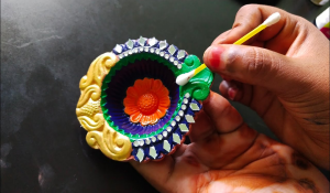 Diya Decoration Ideas For School
