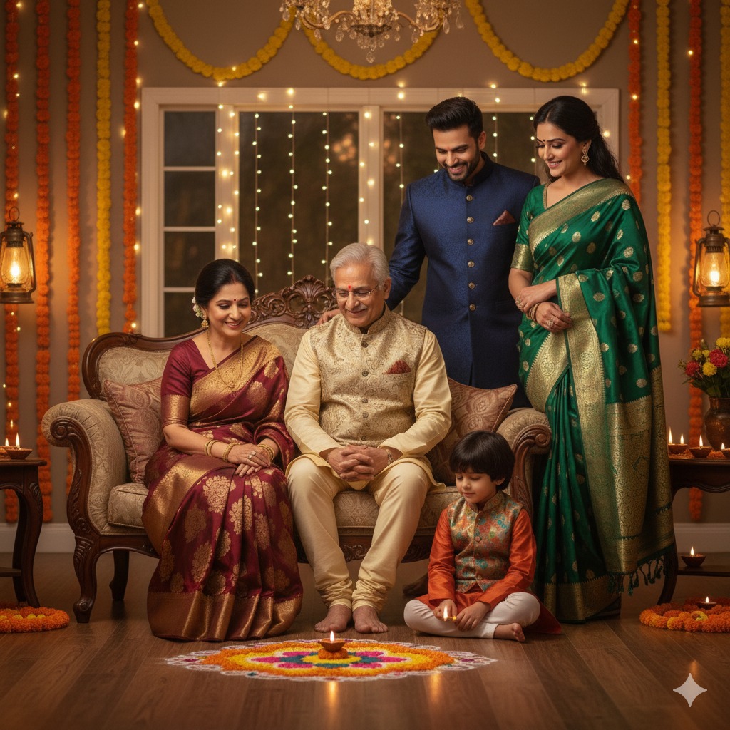 Gemini Diwali Style Image Prompt 3
