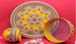 Karwa Chauth Thali Decoration
