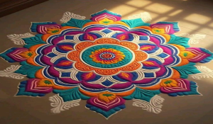 Simple Rangoli Designs for Home