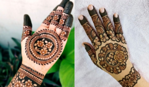 Simple Mehndi Designs For Karwa Chauth