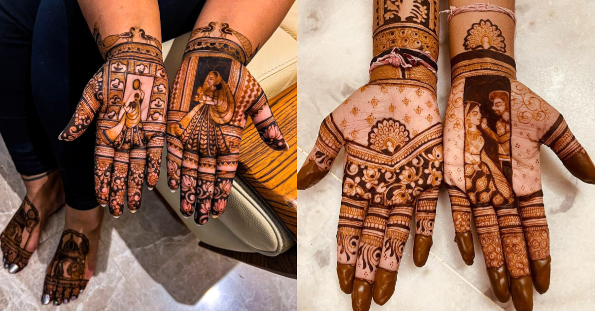 Beautiful Karwa Chauth Mehndi Design