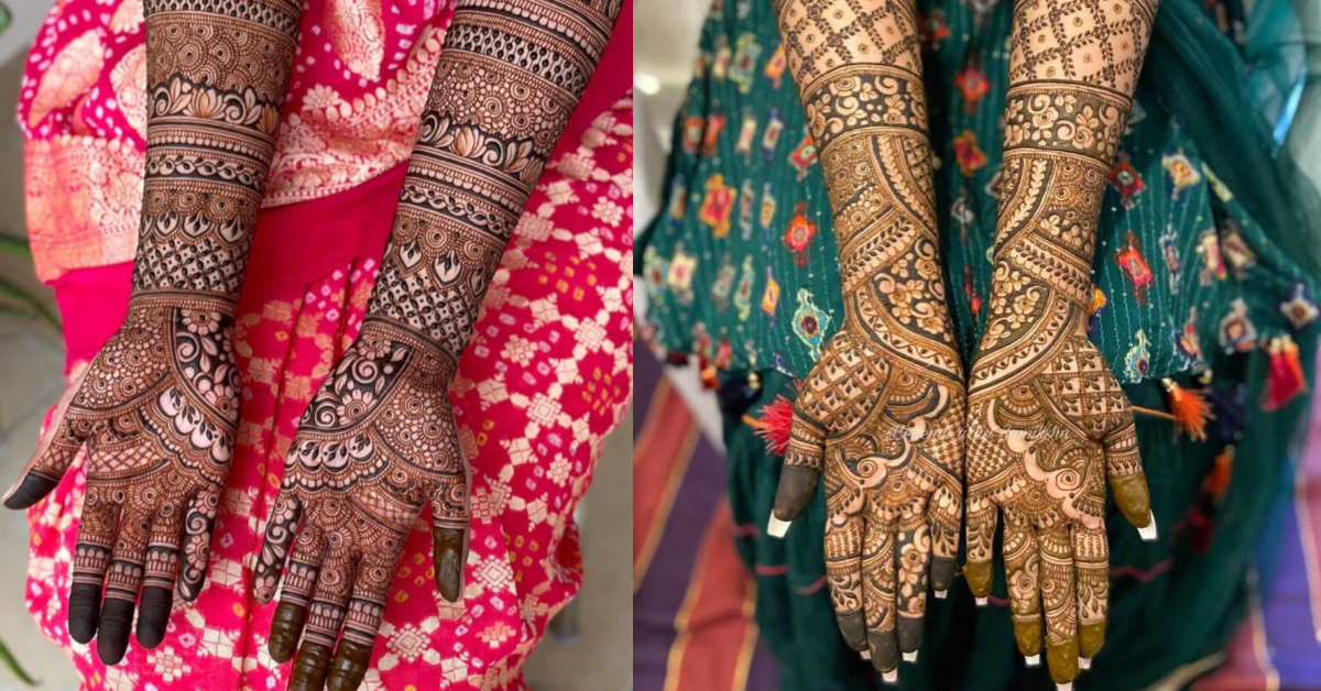 Beautiful Karwa Chauth Mehndi Design