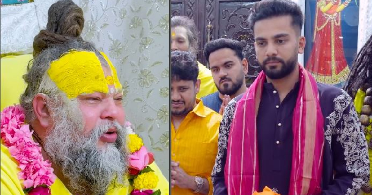 Elvish Yadav meet Premanand Ji Maharaj