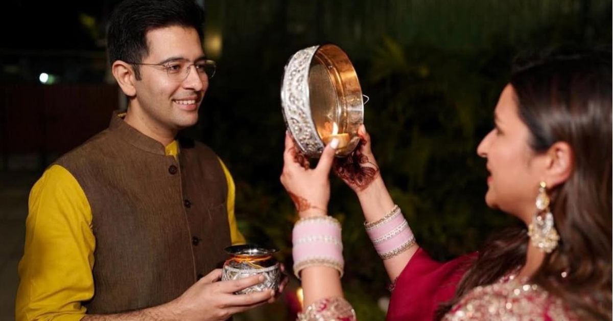 Karwa Chauth 2025 Couple Photoshoot ( Source: Social Media)
