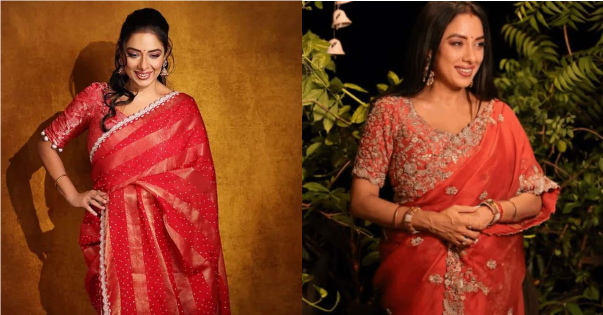 Chhath Puja 2025 Red Saree Look