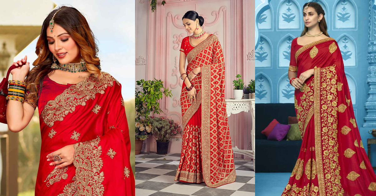 Chhath Puja 2025 Red Saree Looks( Source: Social Media)