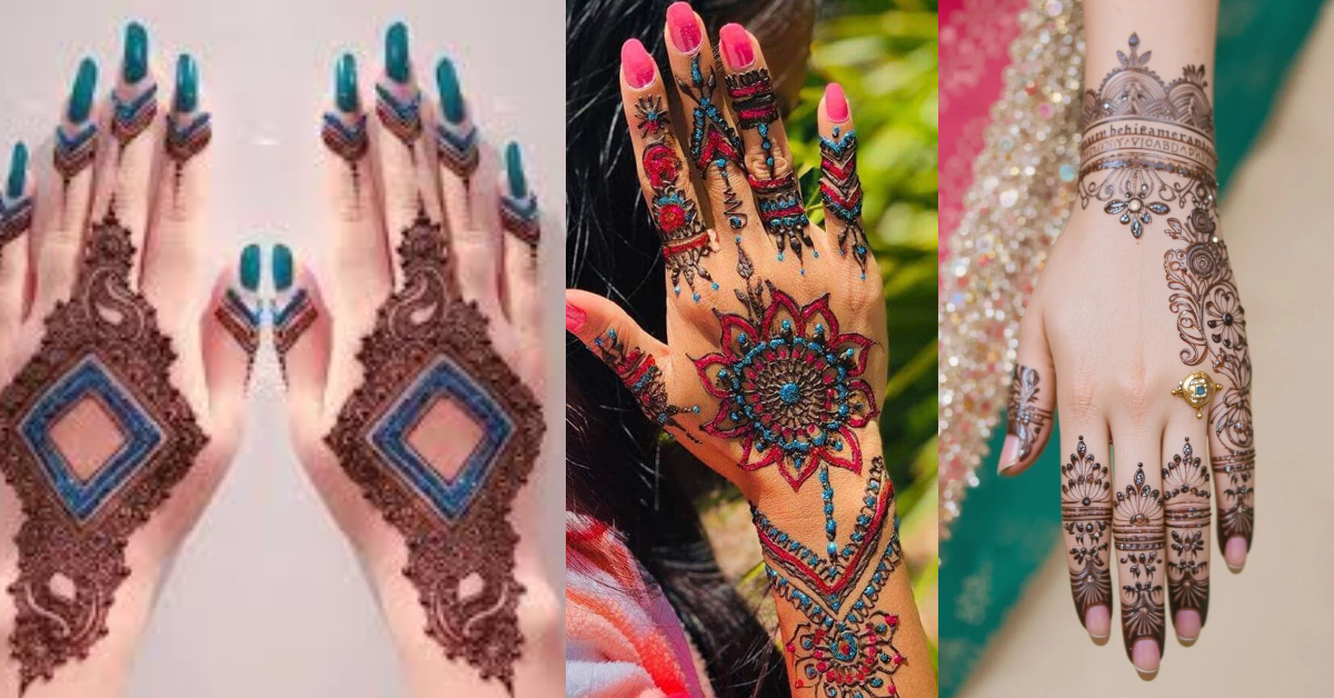 Trendy Glitter Mehndi Designs 2025( Source: Social Media)