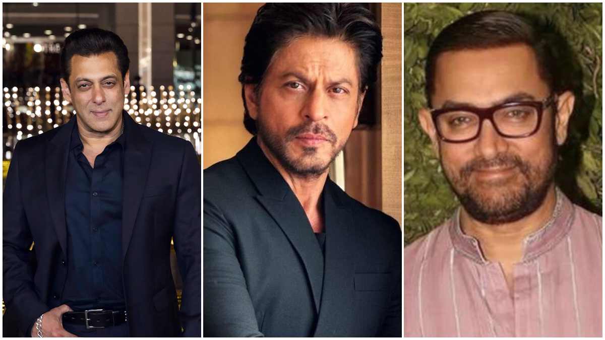 Shah Rukh Salman Aamir together - Source : Social Media